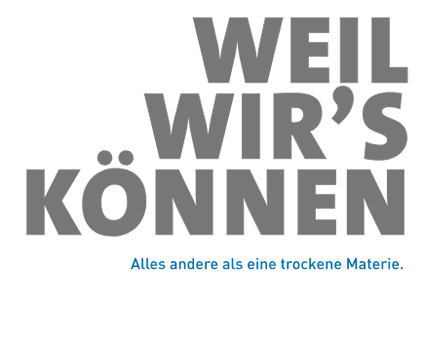 Weil wir's können